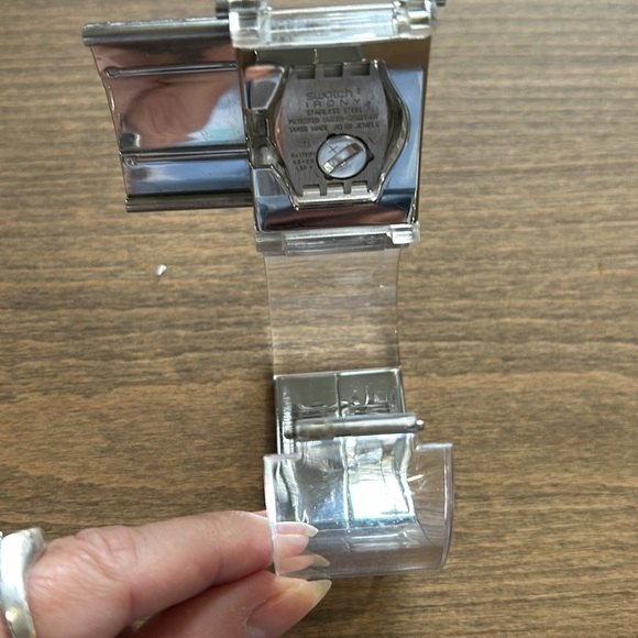 Swatch Swiss Irony 2001 Stainless Steel Slider Watch - Picture 4 of 10